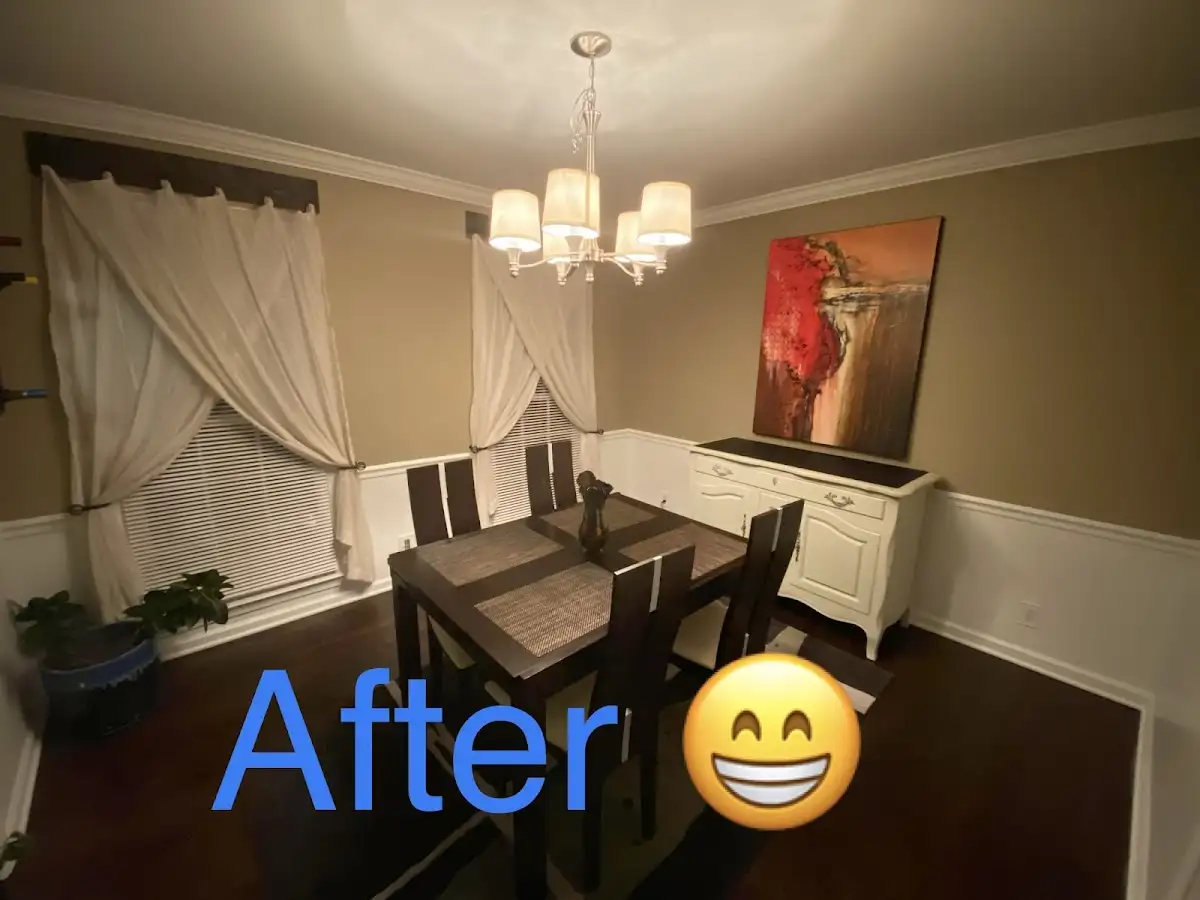 Professional dining room restoration after water damage in Woodcrest