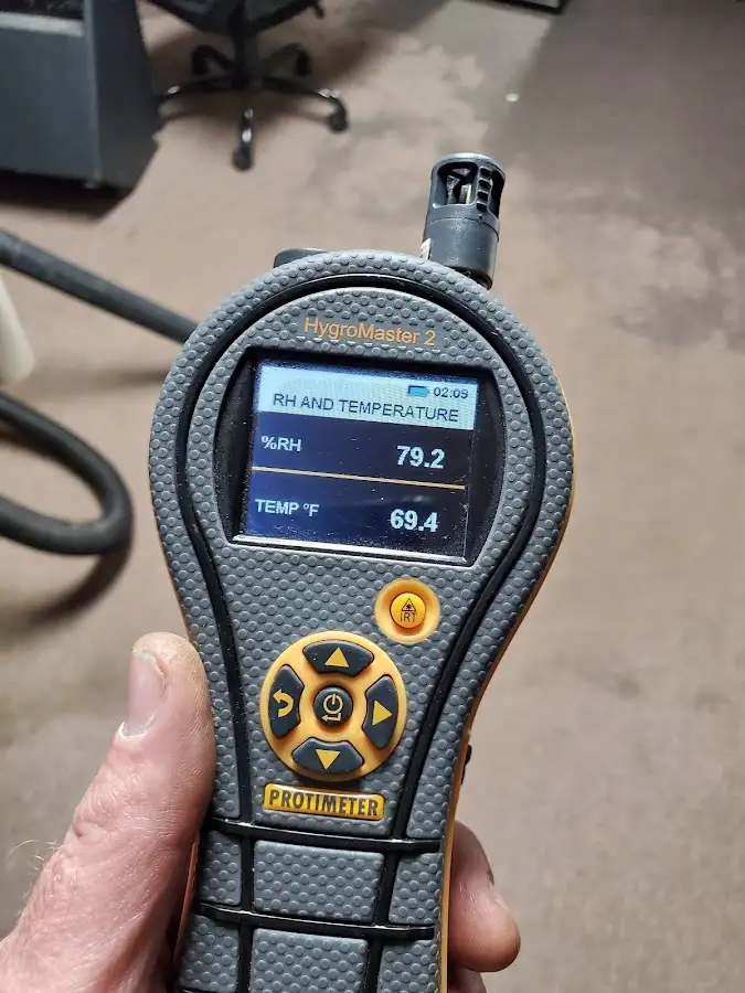 Moisture meter humidity assessment for Mold Remediation & Removal in Woodcrest